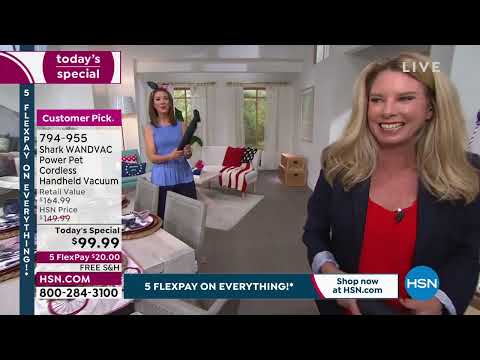 HSN | Summer Home Solutions Celebration - Shark Cleaning 07.03.2022 - 01 AM