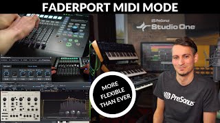 Video thumbnail for All about the NEW Faderport MIDI Mode! (Faderport 8 & 16) by PreSonus Audio Electronics