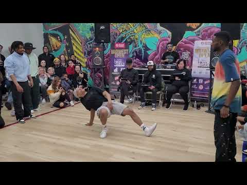 B-Boy Morris vs. B-Boy Jeffro | Breaking for Gold Midwest Open House of Dance Twin Cities | Top 4