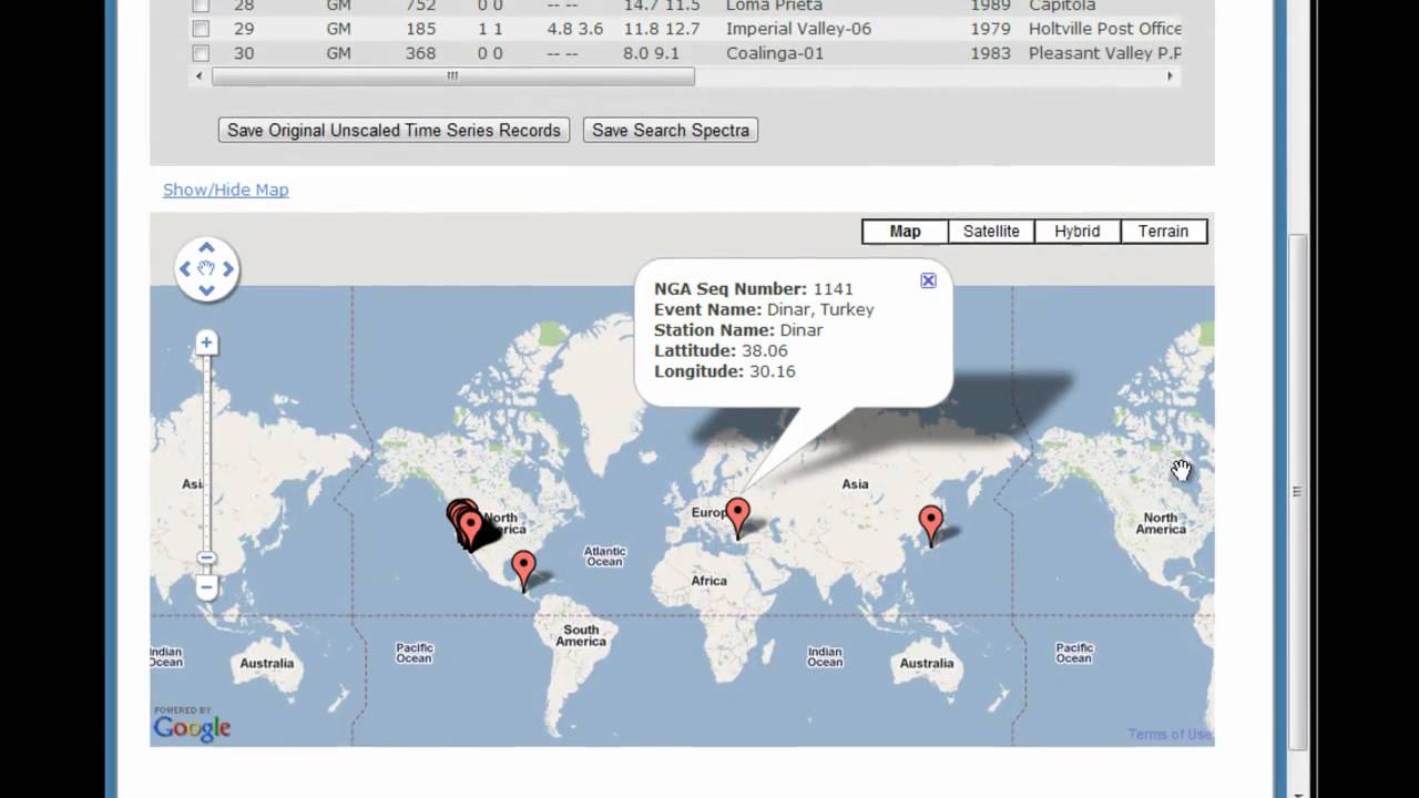 PEER Ground Motion Database Tutorial - Unscaled