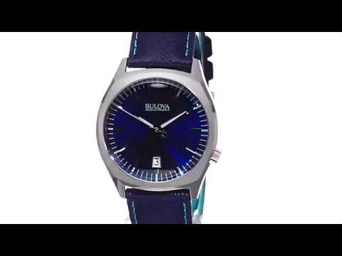 Bulova Accutron II Surveyor Blue Leather and Dial Watch