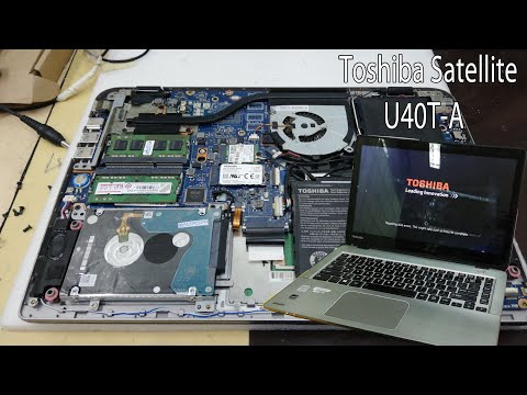 Toshiba satellite L640 disassembly and fan cleaning