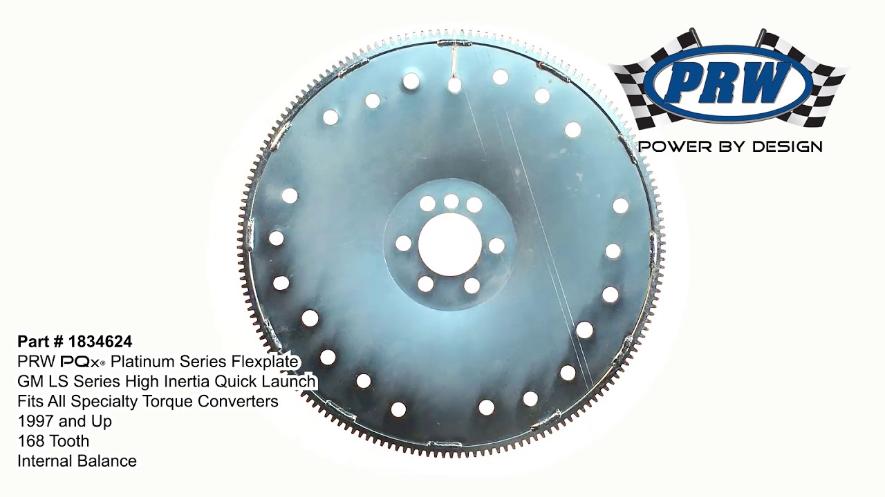 PRW Platinum Series Flexplate: 1834624 for GM LS Engines - Adapts to TH350, TH400, 700R, 200R4