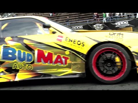 Mistrzowie driftu rywalizowali w Rydze. 7. rundę Drift Masters GP zwyciężył Paweł Borkowski.