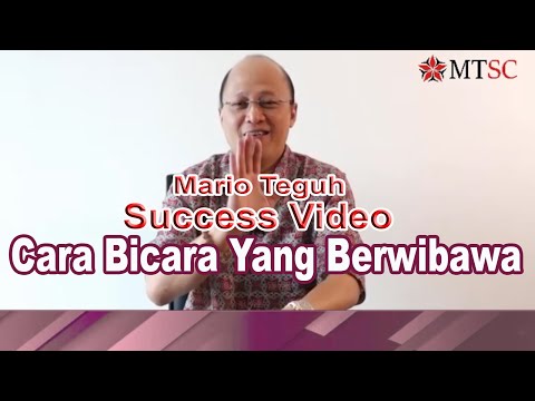 , title : 'Cara Bicara Yang Berwibawa - Mario Teguh Success Video'