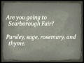 Simon & Garfunkel - Scarborough Fair (Full Version ...