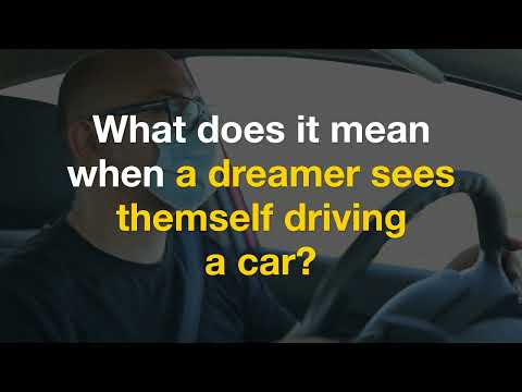 Dream of being a passenger in a car