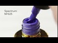 FOX Spectrum gel varnish No. 025 (bright blue, enamel), 7 ml