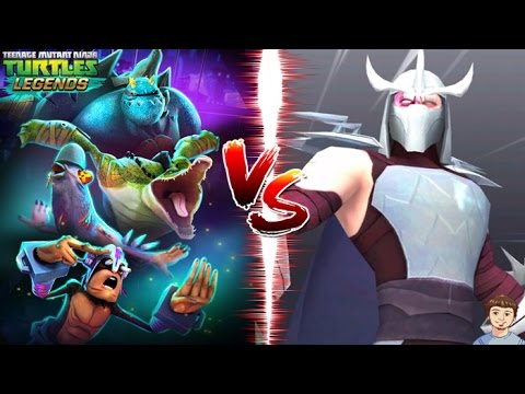 The Mighty Mutanimals Vs Shredder - TMNT Legends