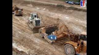 preview picture of video 'LGV Est - CAT 631E & D10N, Entr. Guintoli, Vrigny, France, 17.07.2003. #1'