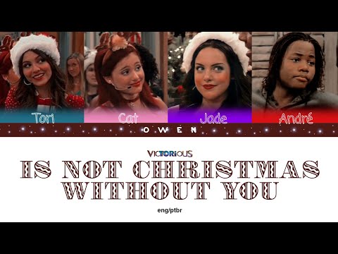 Victorious Cast 'IT'S NOT CHRISTMAS WITHOUT YOU' Color Coded Lyrics (ENG/PTBR)