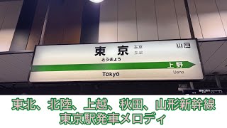 東北新幹線東京駅発車メロディSixTONES「Shine with U」