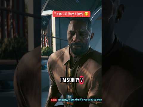 V wakes up from a 2 year coma…😔 #cyberpunk2077 #cyberpunk