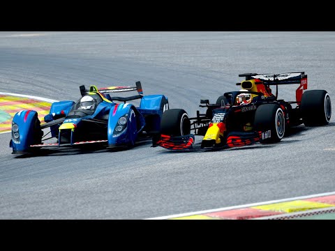 Red Bull X2010 vs Red Bull F1 2020 at Spa