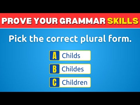 Only Smart People Pass This English Grammar Quiz Challenge ✅