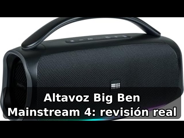Vídeo relacionado con Bigben Sound BTLSCACTUS - Altavoz Bluetooth luminoso con forma de cactus
