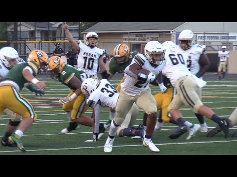 Hoban delivers statement at St. Edward, 35-0