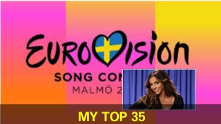 Eurovision 2024 - My Top 35 - NEW:🇬🇪