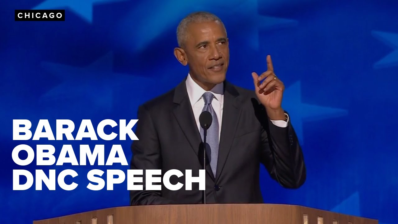 Former President Barack Obama full speech at Democratic National Convention