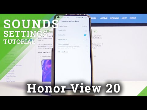 How to Activate Dial Pad Sounds on Honor View 20 – Sound Settings