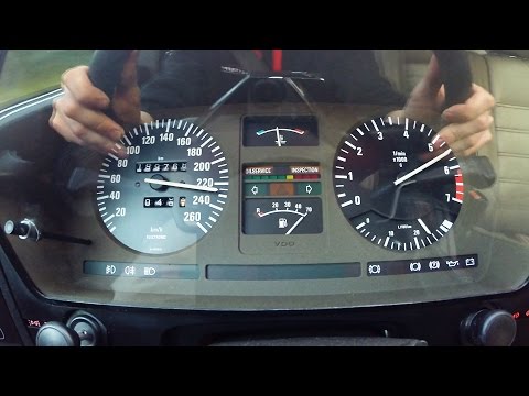BMW E24 635CSi - 0-230km/h Acceleration