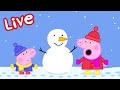 Peppa Pig CHRISTMAS 2025 LIVE Winter Fun Full Episodes ️ Kids Cartoons