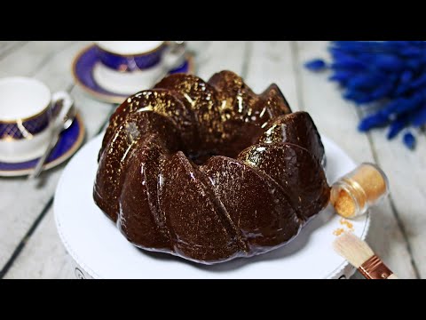 EXTREM SAFTIGER SCHOKOKUCHEN - SCHOKOLADEN GUGELHUPF MIT GANACHE GLASUR - MOIST CHOCOLATE BUNDT CAKE