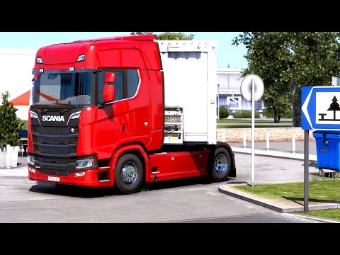 ETS 2 - Scania 500 S Transporting Rice from Karlskrona to Jonkoping Part 1