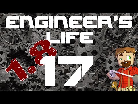 Modded Minecraft: Engineer's Life! Episode 17: Power Storage and Lanterns!  OH MAN!