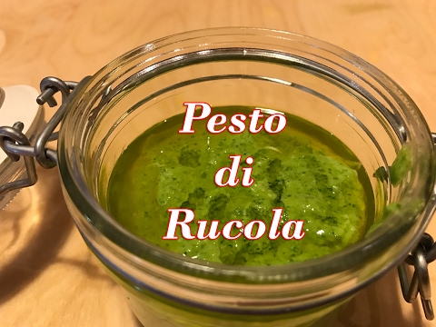 Pesto di Rucola Salsa Pronta in 5 minuti - Sauce with Rocket