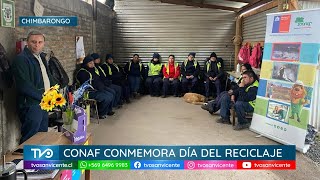 En Chimbarongo CONAF conmemora el día del reciclaje con sus trabajadores del programa de empleo