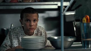 Eleven Steals Fries From Benny's Diner || Stranger Things  S1E1|| Hindi Clips ||