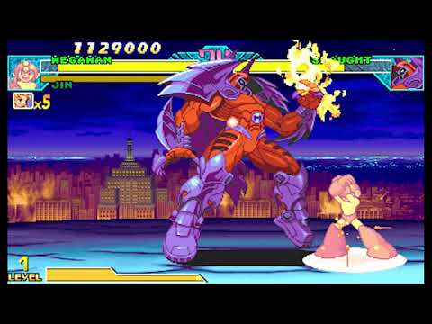 Marvel vs Capcom 1 ( Arcade ) - Jin / Megaman Playthrough ( Jul 30, 2023 )