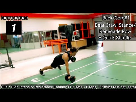High Intensity Resistance Training (HIRT): Back/Core #1