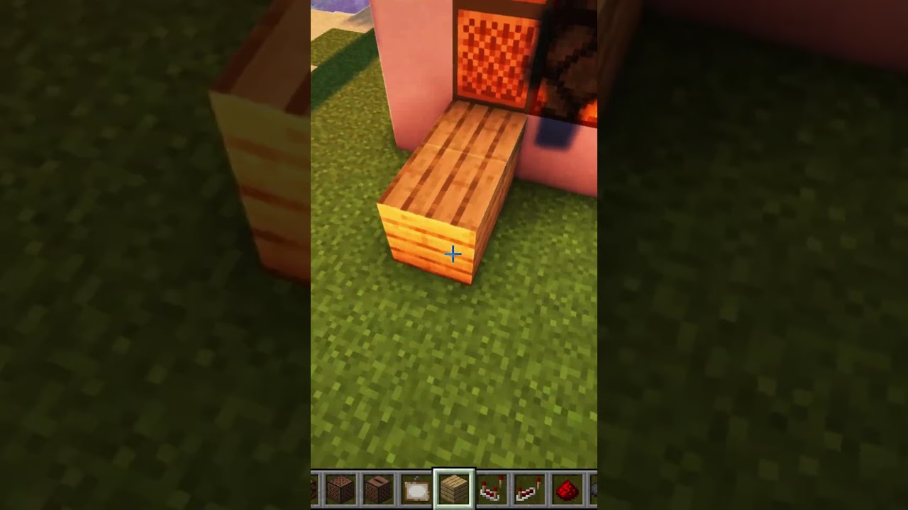 How to build a working tv in Minecraft #shorts