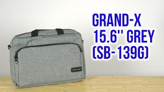 Grand-X 15.6'' Grey SB-139G - відео 1