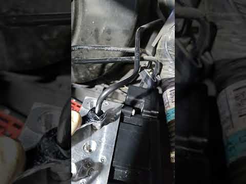 how to get a brake line started