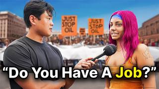 Confronting A Climate Activist Protest