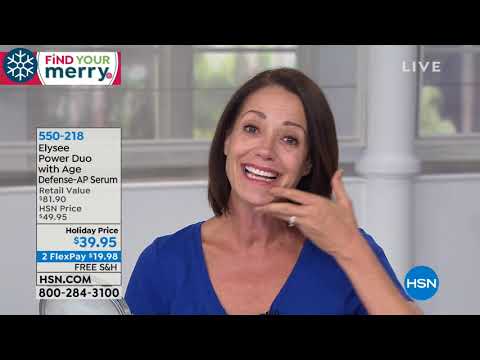 HSN | Elysee Scientific Cosmetics 10.31.2018 - 01 AM