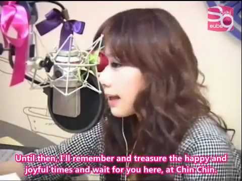 Taeyeon's Chinchin Radio Last Broadcast - SNSD [04.25.10] (en) [6_8]