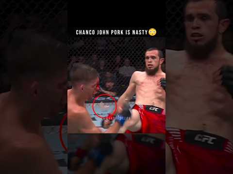 Chanco Sent His Opponent's Mouthpiece Flying 😳 #ufc