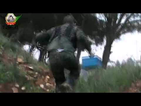 إقتحام مدرسة المشاة من قبل لواء عندان في ريف حلب