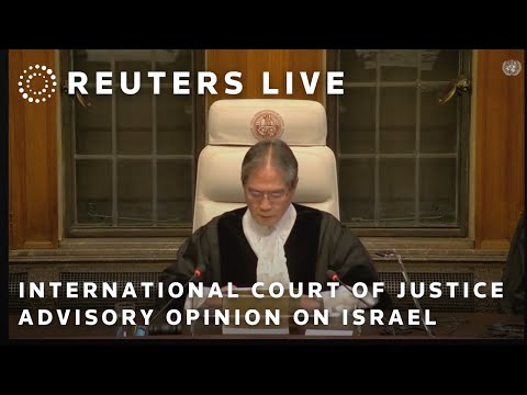 LIVE: International Court of Justice advisory opinion on Israel