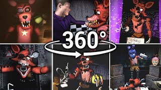 360°| Foxy The Pirate Compilation!! - Five Nights at Freddy&#39;s (VR Compatible)