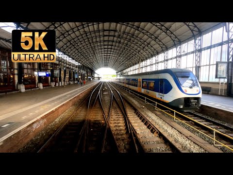 [5K] Rare clickity clack track: Zandvoort - Amsterdam CABVIEW HOLLAND SLT 13mei 2021