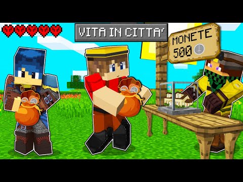 I SPEND 500 COINS ON THE STORE!! - CITY LIFE 2 Minecraft ITA