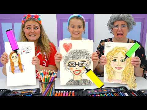Ruby vs Bonnie vs Granny DRAWING Challenge!