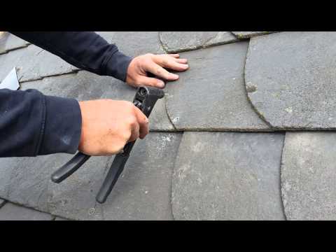 How do you replace slate in a slate roof – with rivets? Instructions for replacing slate!