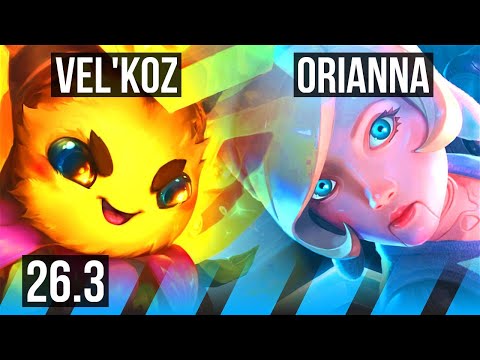 VEL'KOZ vs ORIANNA (MID) | 66K damage | EUW Grandmaster | 26.3
