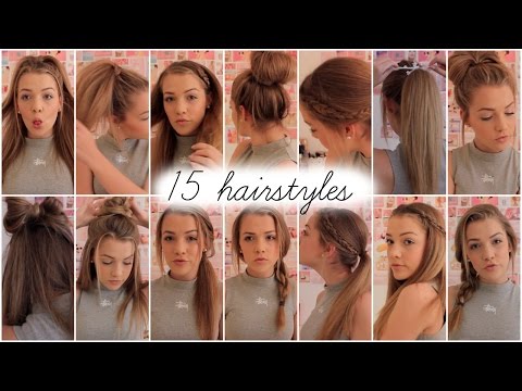 15 heatless hairstyles || Lilyellaburt ♡